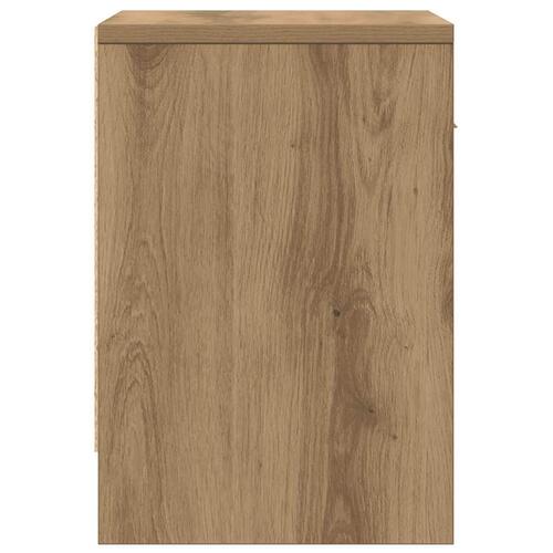 Sengebord med skuffe 39x28x41 cm kunsteg