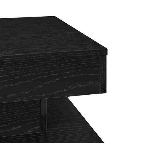 Sofabord 360 grader drejeligt 50x50x34,5 cm sort