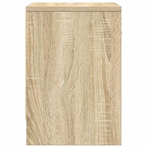 Sengeborde 2 stk. med skuffe 39x28x41 cm sonoma-eg