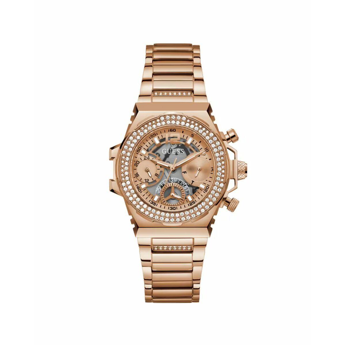 Guess dameur GW0552L3, pink stål (Ø 36 mm)