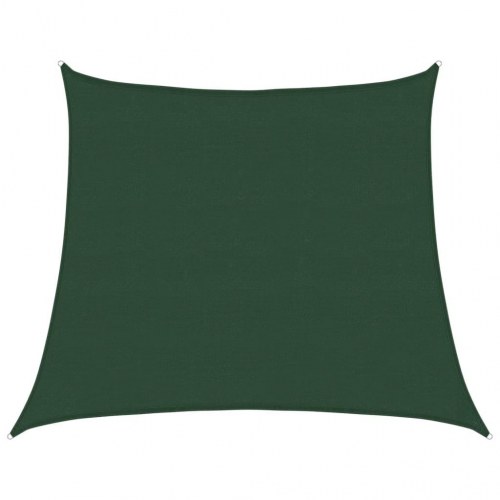 Solsejl 4/5 x 4 m HDPE 160 g/m² mørkegrøn