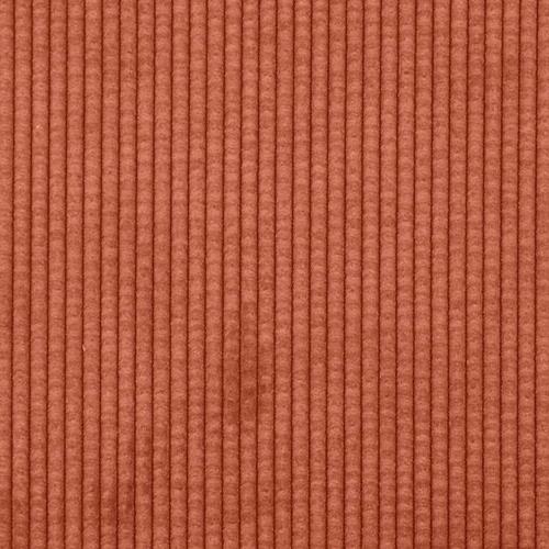 Elskovssofa 140 cm fløjlsstof rød orange