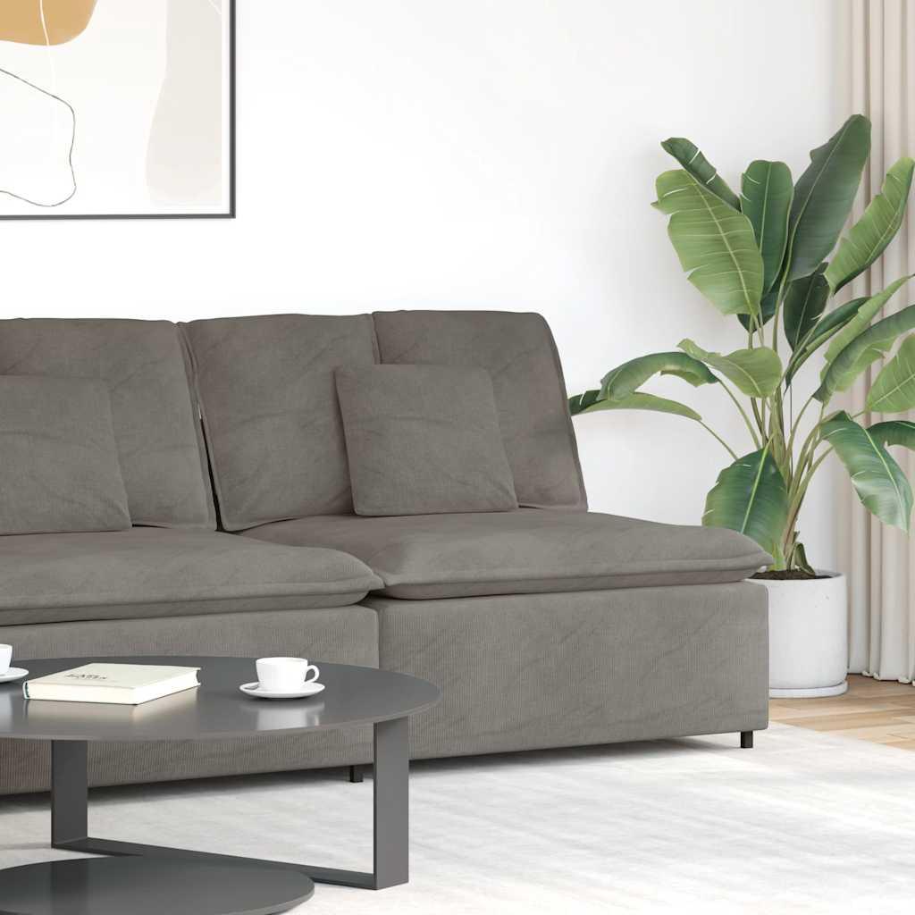 Modulopbygget Sofacentermodul Med Hynder 100 Cm - Lysegrå / centre sofa