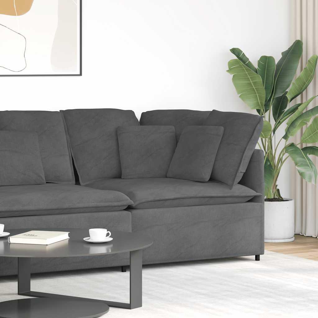 Modulopbygget Sofacentermodul Med Hynder 100 Cm - Mørkegrå / Hjørnesofa