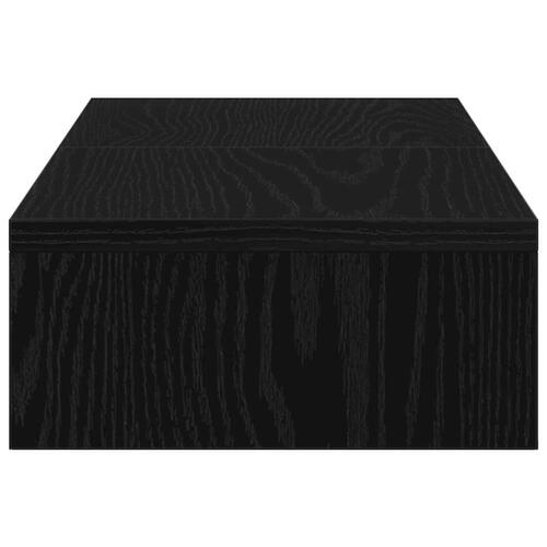 Skærmholder 60x24x10,5 cm justerbar konstrueret træ sort eg