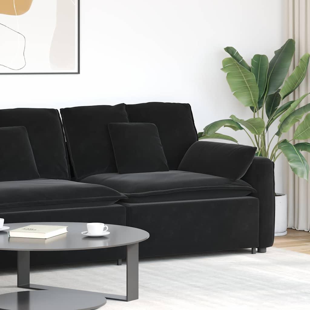 Modulopbygget Sofacentermodul Med Hynder 100 Cm - Sort / end sofa