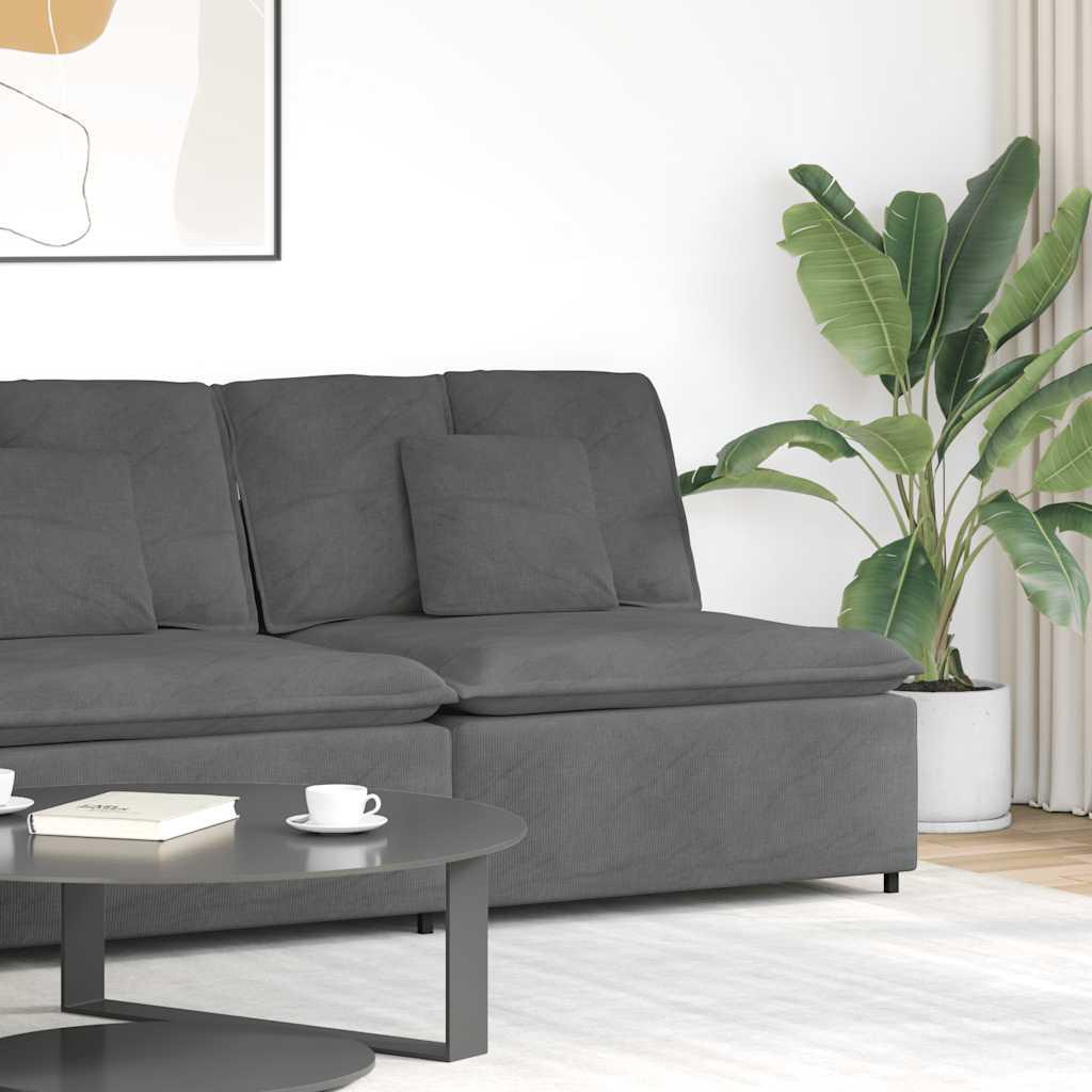 Modulopbygget Sofacentermodul Med Hynder 100 Cm - Mørkegrå / centre sofa