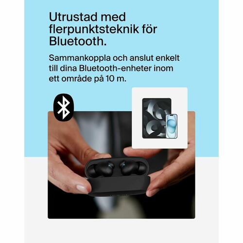 Hovedtelefoner Belkin AUC012BTBK Sort