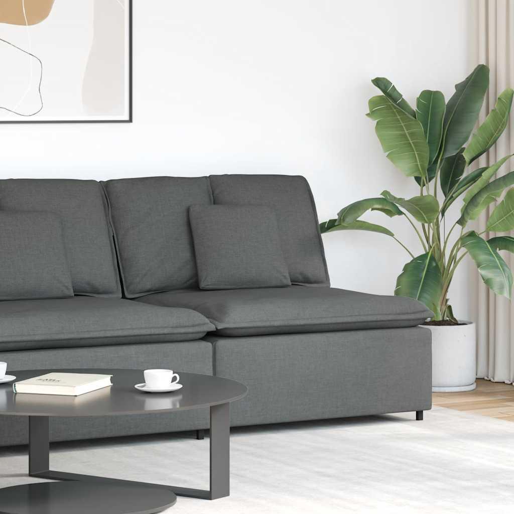 Modulopbygget Sofaarmlænsendemodul Med Hynder 100 Cm - Mørkegrå / centre sofa