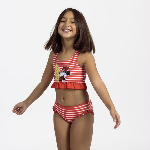 Bikini Minnie Mouse Rød 6 år