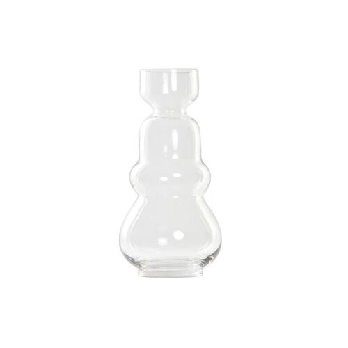 Vase DKD Home Decor Krystal Gennemsigtig Moderne (14 x 14 x 30 cm)