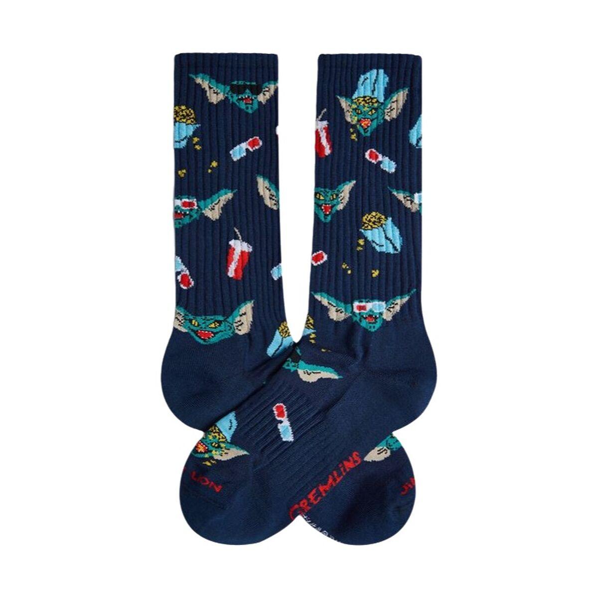 Jimmy Lion sokker - Athletic Stripe Parties, blå (str. 36-40)