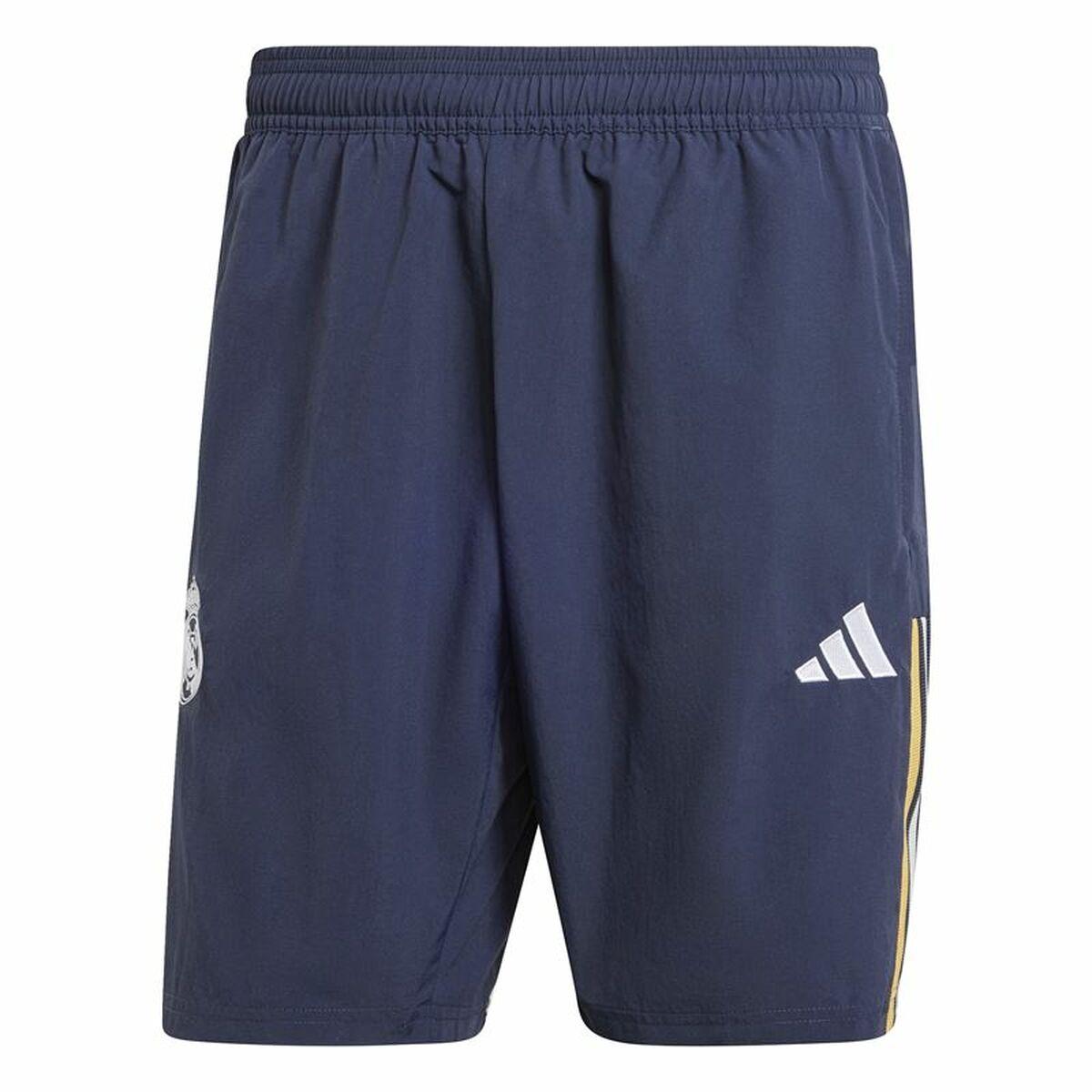 Adidas Real Madrid fodboldshorts til mænd - marineblå (L)