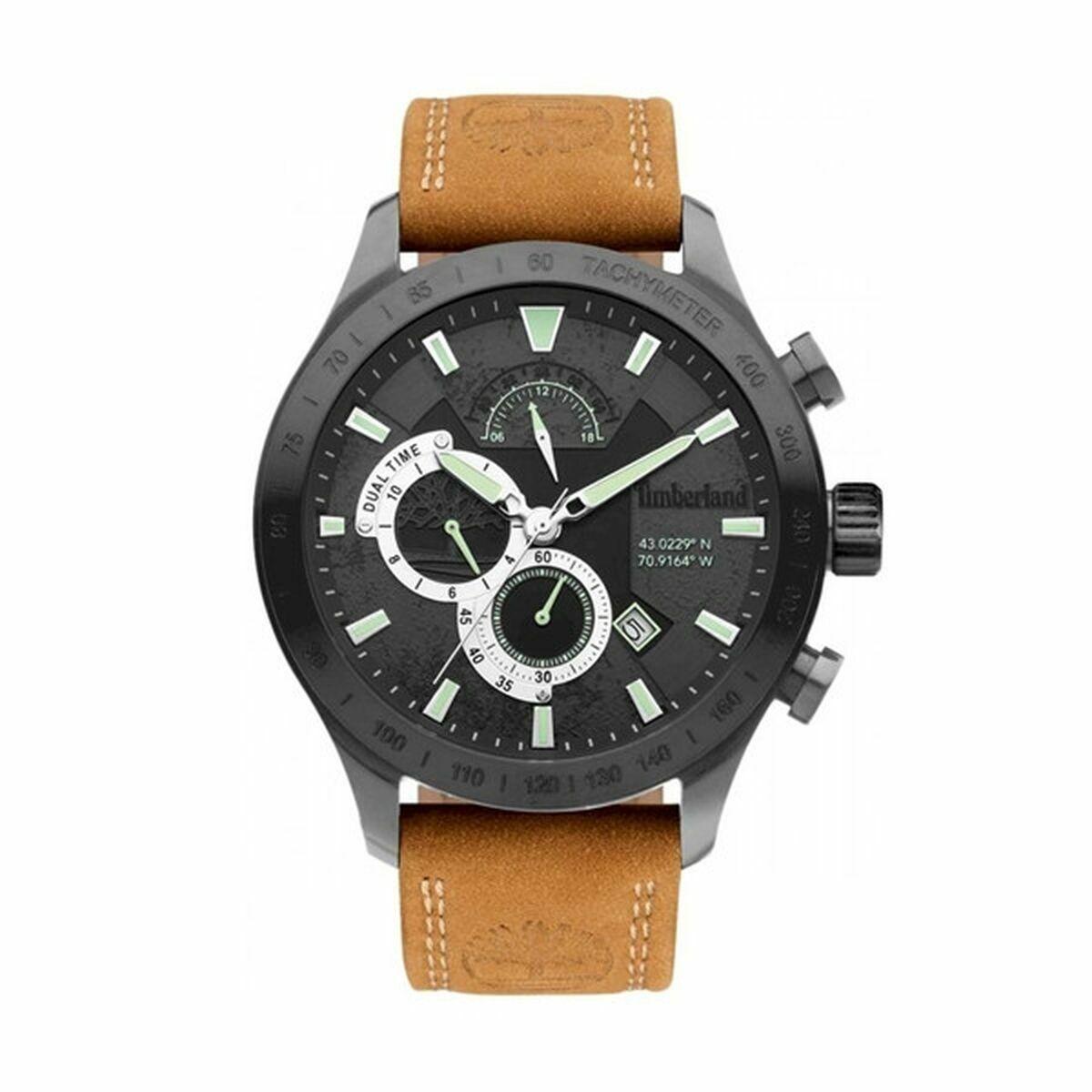 Herreur Timberland TDWGF2100202, læderrem, Ø 49 mm