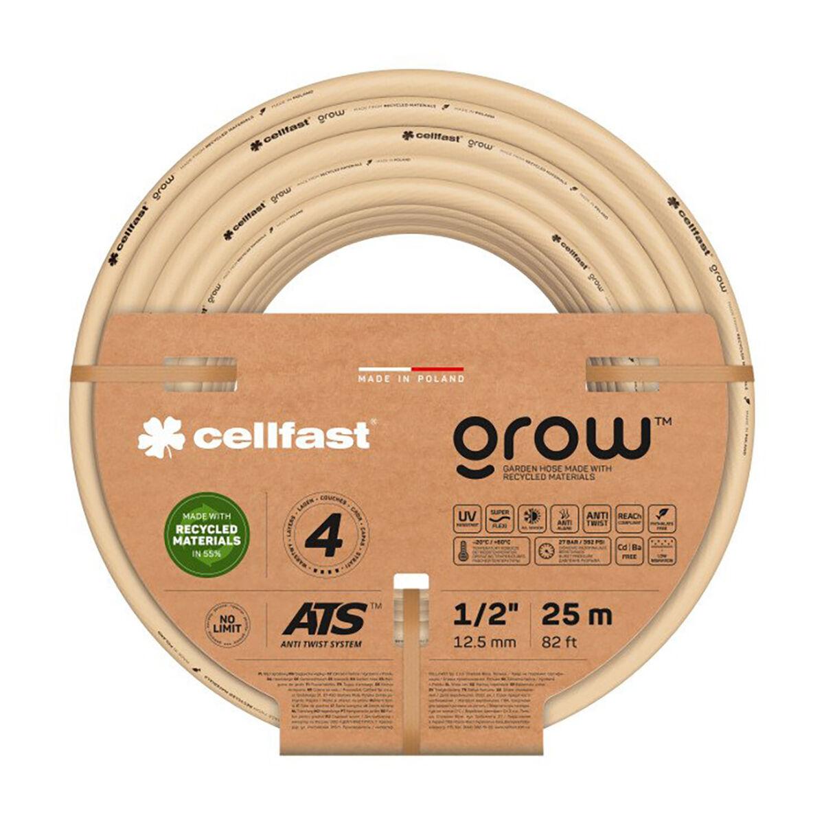 Cellfast Grow haveslange 15 m - 3/4" (Ø 19 mm) - Beige