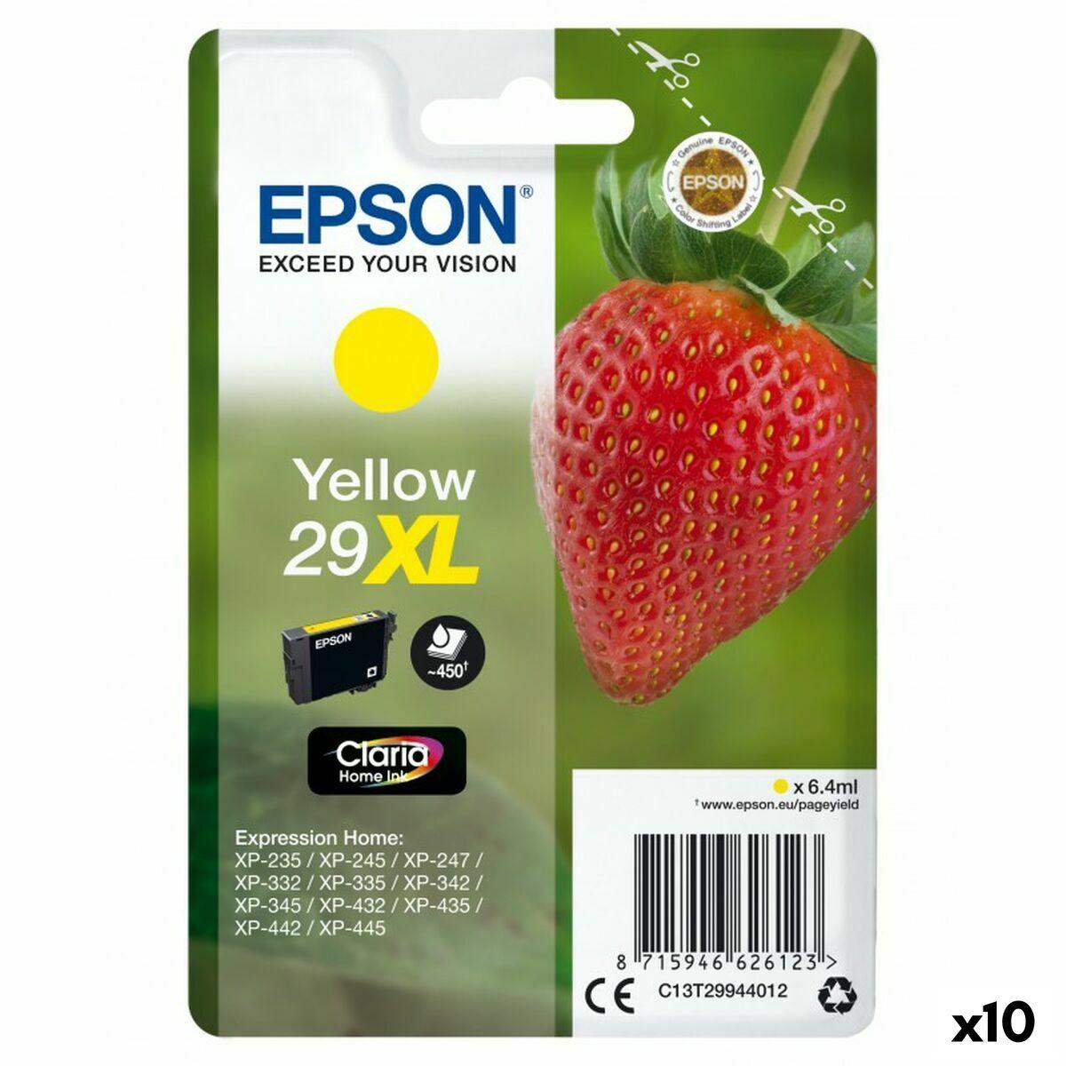 Epson 29XL gul - original blækpatron (pakke med 10)