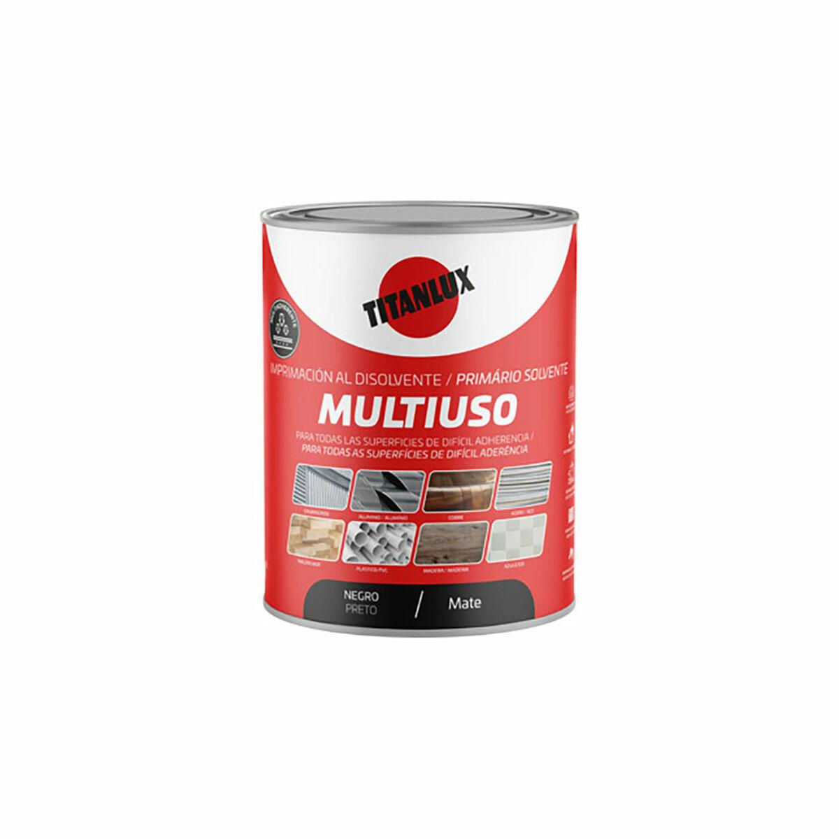 Titanlux grunderingsmaling - sort mat 750 ml