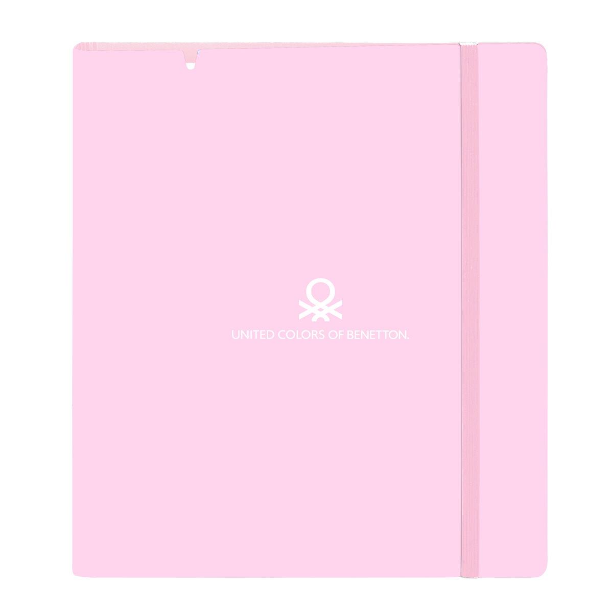Ringbind Benetton Unique Pink Turkisblå 27 X 32 X 4 cm