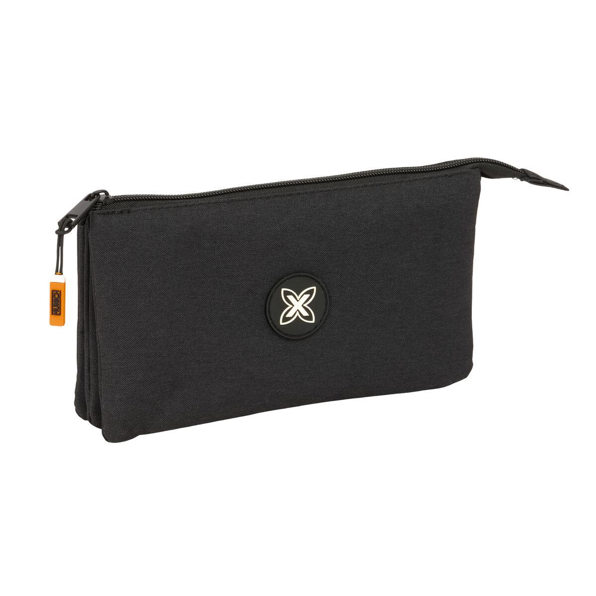 Munich Lagoon tredobbelt penalhus/bæretaske - sort 22 × 12 × 3 cm