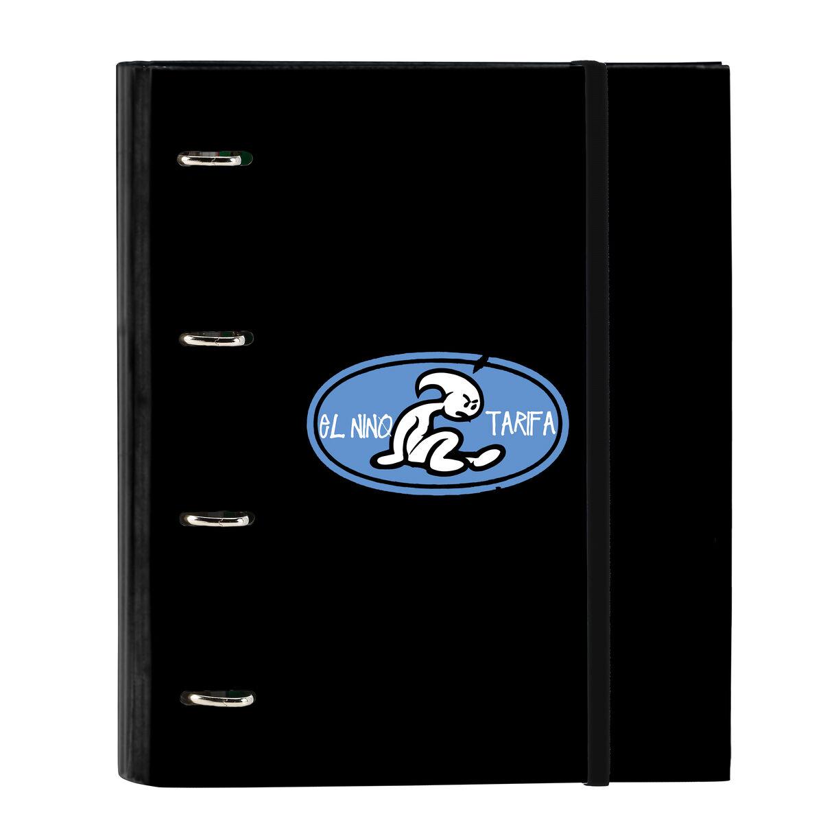 El Niño Ringbind Roller - blå/sort, 27 × 32 × 3,5 cm