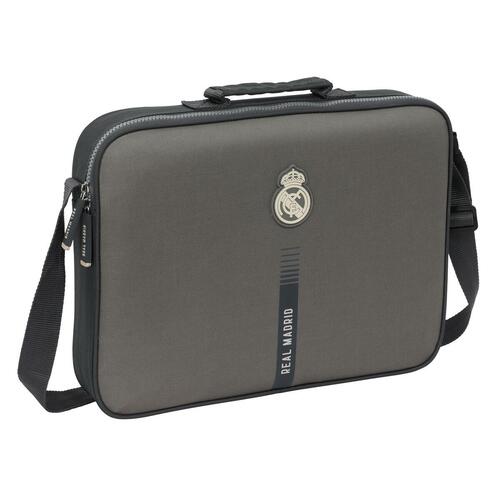 Skole skoletaske Real Madrid C.F. Grå 38 x 28 x 6 cm