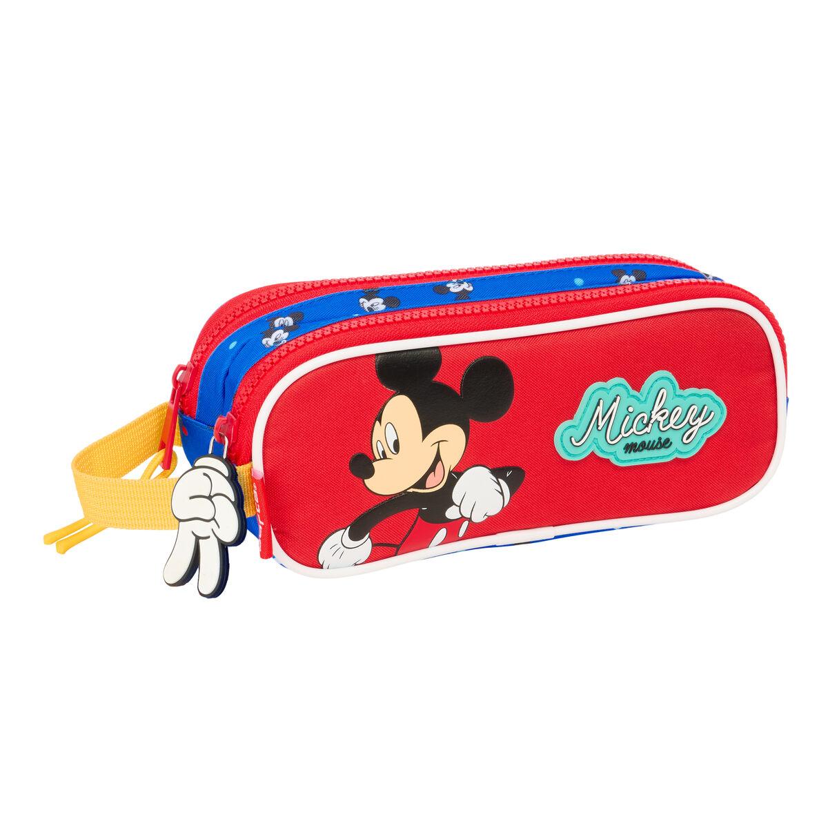 Dobbelt penalhus Mickey Mouse Clubhouse - Blå 21 × 8 × 6 cm