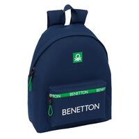 Skoletaske Benetton Green Marineblå 33 x 42 x 15 cm