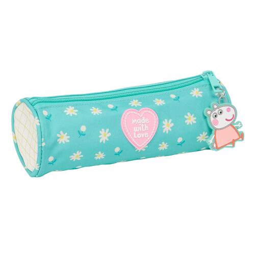 Penalhus Peppa Pig Pretty flowers Gul Mint 20 x 7 x 7 cm