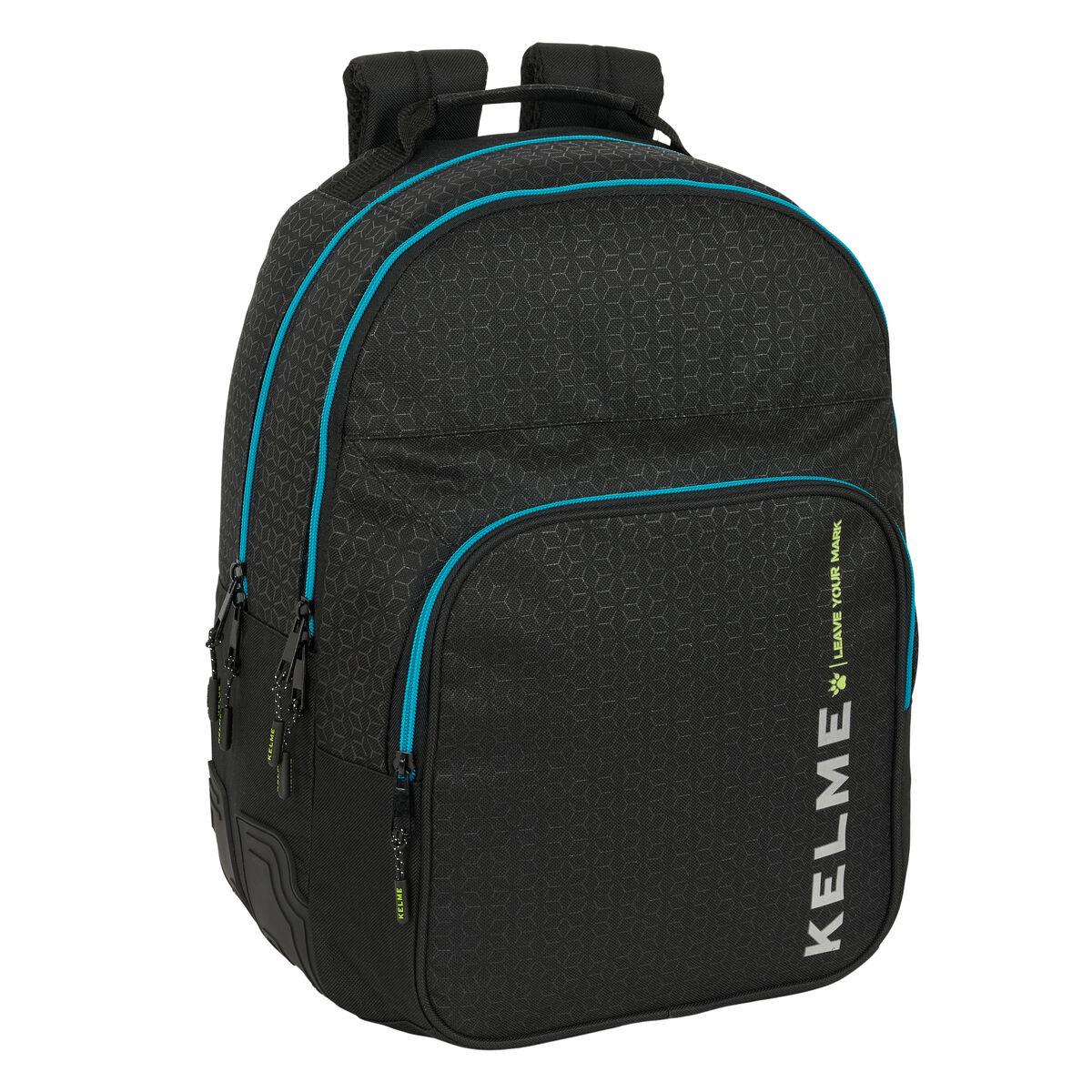 Kelme Iron skoletaske - sort, 32 × 42 × 15 cm