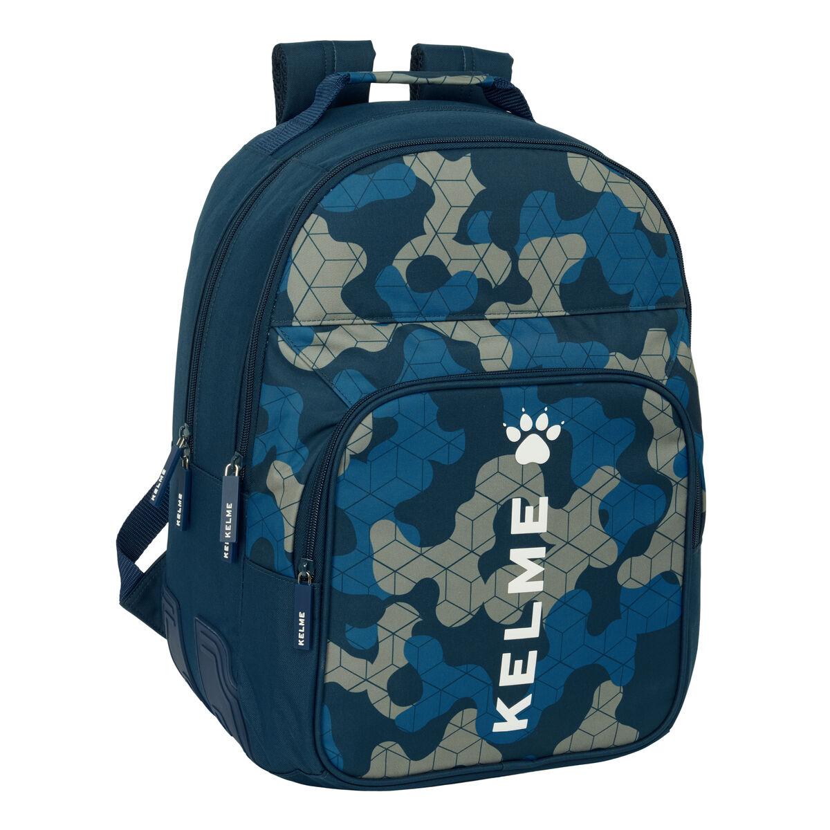Kelme Epic skoletaske - marineblå, 32 × 42 × 15 cm