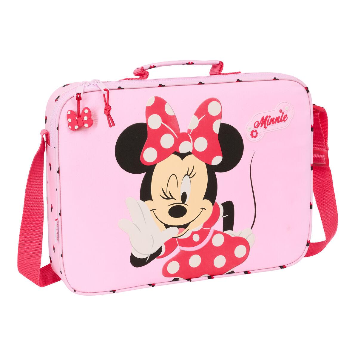 Minnie Mouse skoletaske - Naive Pink, 38 × 28 × 6 cm
