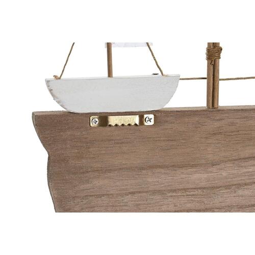 Knagerække til væggen DKD Home Decor Træ MDF (34,5 x 1,5 x 21,5 cm)