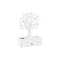 Smykkeskrin DKD Home Decor Hvid Træ MDF (24 x 12 x 36 cm)