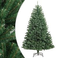 Kunstigt juletræ med juletræsfod 300 cm hængslet grøn