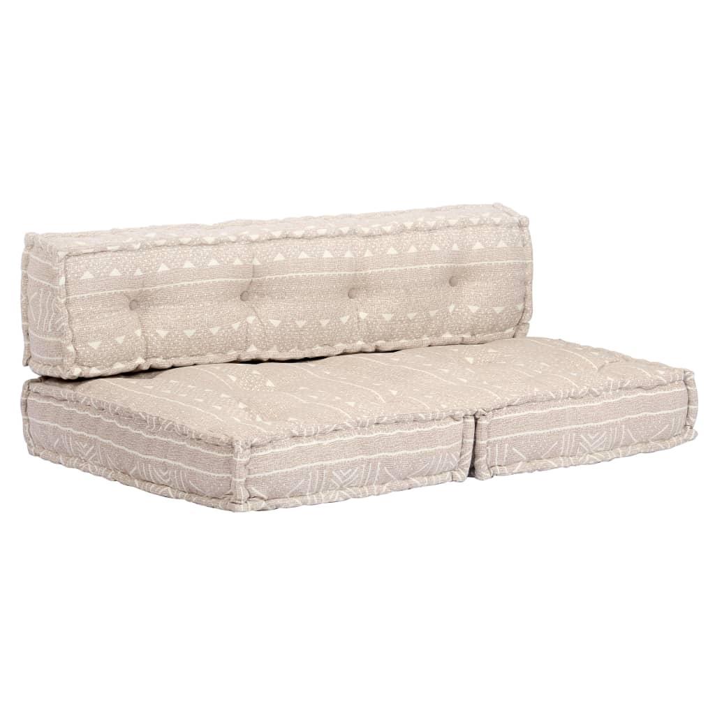 Puf stof beige