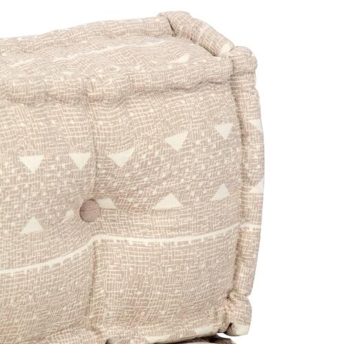Puf stof beige