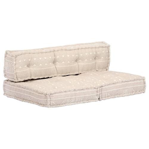 Puf stof beige