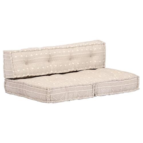 Puf stof beige