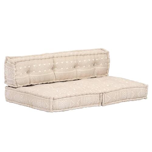 Puf stof beige