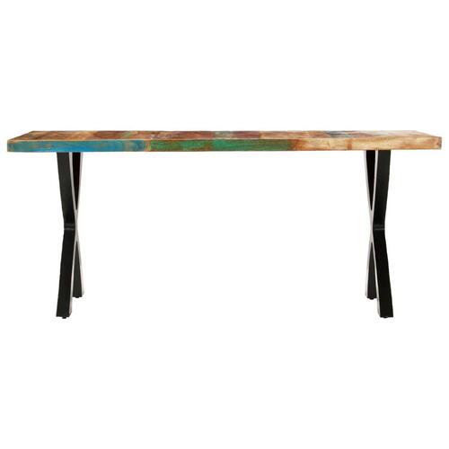 Spisebord 180 x 90 x 76 cm massivt genanvendt træ