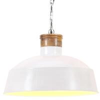 Industriel hængelampe 32 cm E27 hvid