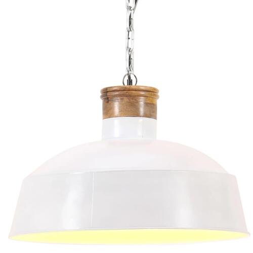 Industriel hængelampe 32 cm E27 hvid