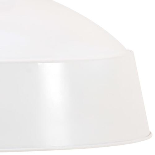 Industriel hængelampe 32 cm E27 hvid