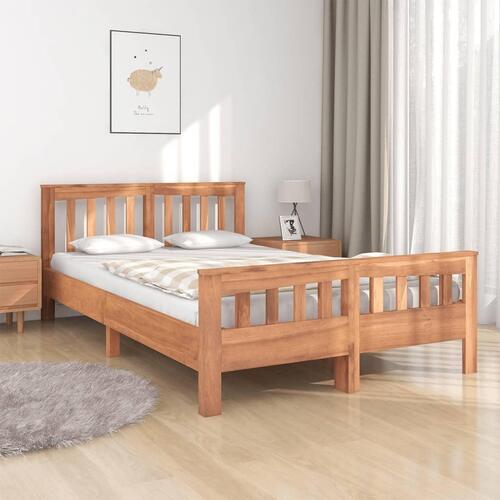 Sengestel 120x200 cm massivt egetræ