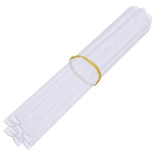 Haveskærm 35x0,19 m 4 stk. PVC brun