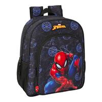 Skoletaske Spider-Man Attack Sort 32 x 38 x 12 cm