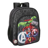 Skoletaske The Avengers Vendetta Sort 32 x 38 x 12 cm