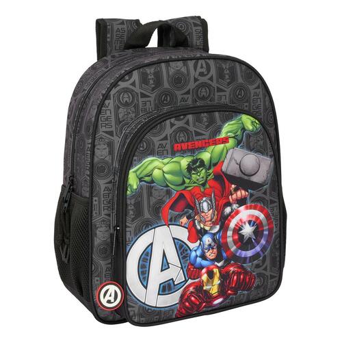 Skoletaske The Avengers Vendetta Sort 32 x 38 x 12 cm