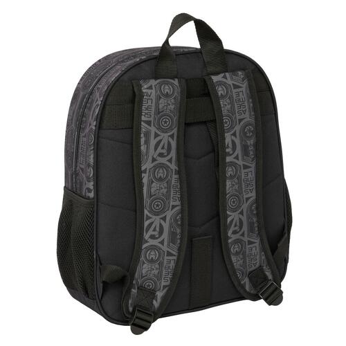 Skoletaske The Avengers Vendetta Sort 32 x 38 x 12 cm