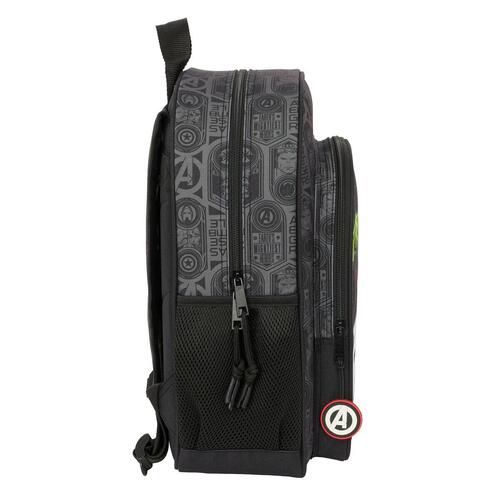 Skoletaske The Avengers Vendetta Sort 32 x 38 x 12 cm